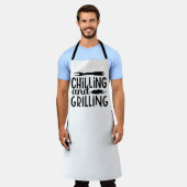 Chill & Grill: Stilvolle Schürze (Getragen)