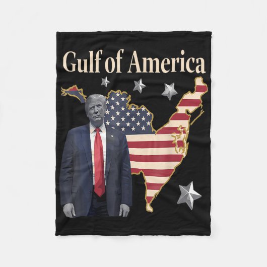 Chill Gruß aus dem Golf von Amerika Patrio Fleecedecke (Vorderseite)