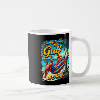 Chill Gruß aus dem Golf von Amerika Patrio Kaffeetasse