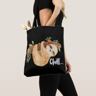 Chill Hanging Sloth Wildlife Animal Lover Zookeepe Tasche