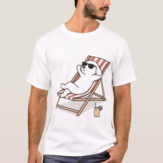 Chill Hund T-Shirt (Vorderseite)