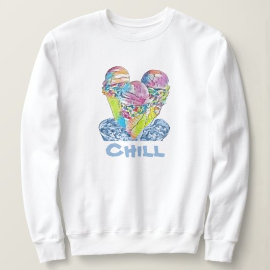 Chill Ice Creme Sweatshirt (Design vorne)