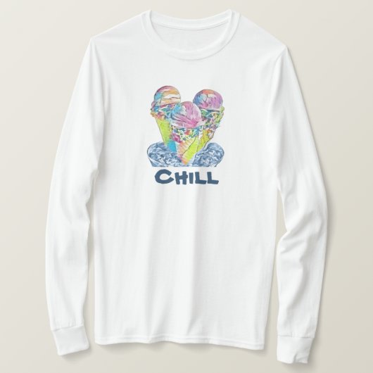 Chill Ice Creme T - Shirt (Design vorne)