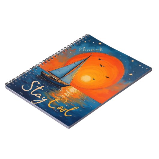 Chill & Inspiration Notizblock (Linke Seite)