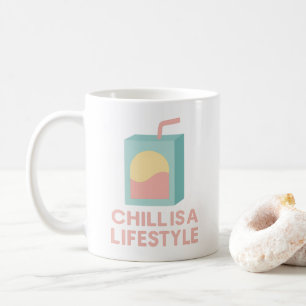 Chill ist eine Lifestyle-Ästhetik Pastell Kawaii S Kaffeetasse