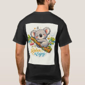 Chill Koala: Nature’s Simple Joys Sticker T-Shirt (Rückseite)