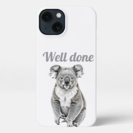 Chill Koala Sketch Phone Case iPhone 13 Hülle