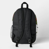 Chill Koala Vibes Bedruckter Rucksack (Rückseite)