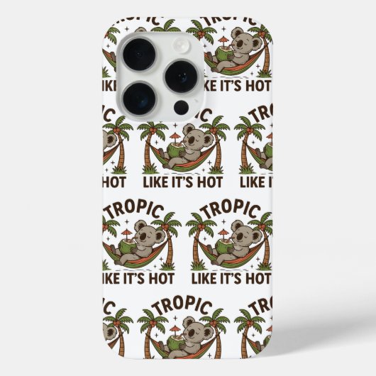 Chill Koala Vibes Case-Mate iPhone Hülle (Rückseite)