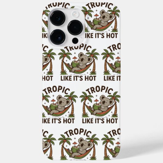 Chill Koala Vibes Case-Mate iPhone Hülle (Rückseite)