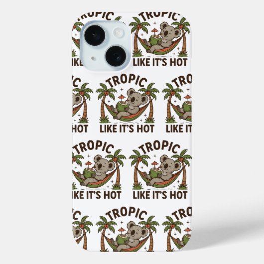 Chill Koala Vibes Case-Mate iPhone Hülle (Rückseite)