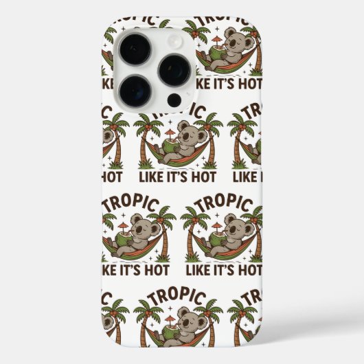 Chill Koala Vibes Case-Mate iPhone Hülle (Rückseite)