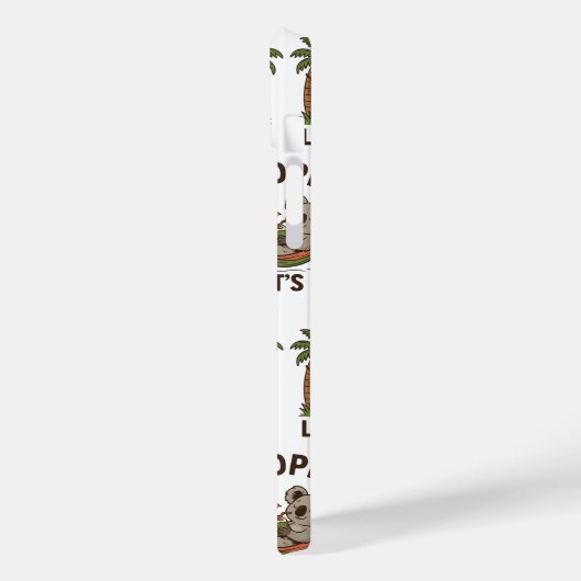 Chill Koala Vibes Case-Mate iPhone Hülle (Rückseite / Links)