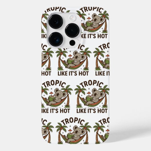 Chill Koala Vibes Case-Mate iPhone Hülle (Rückseite)