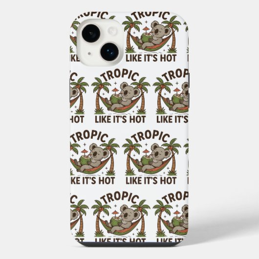 Chill Koala Vibes iPhone Hülle (Rückseite)