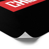 Chill like Hill — Präsidentschaftswahl 2016 -.pn Poster (Ecke)