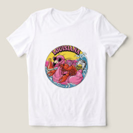 Chill Louisiana Crawfish & Bier T-Shirt! ☀️ 🍹 Tri-Blend Shirt