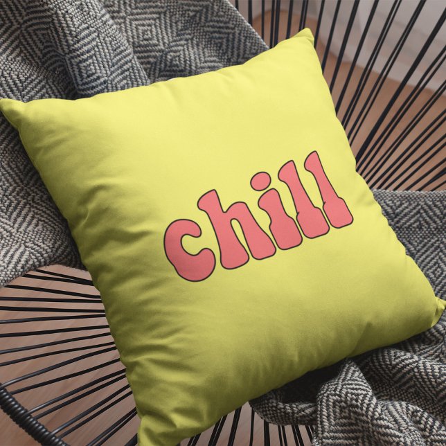 Chill-lustiges Retro Kissen (Von Creator hochgeladen)