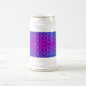 Chill Magenta-Blue Vibes Bierglas (Mittel)
