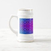 Chill Magenta-Blue Vibes Bierglas (Links)