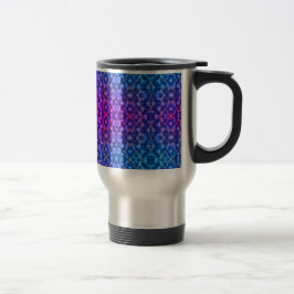 Chill Magenta-Blue Vibes Reisebecher