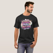 Chill Mal Mutter Cute German Mom Quote T-Shirt (Vorne ganz)