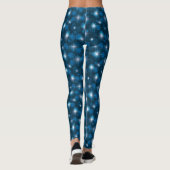 "chill" Midnight Blue Sparkling Snow Leggings (Rückseite)
