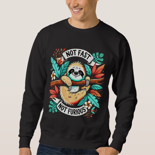 Chill Mode aktiviert - Sloth Sweatshirt (Vorderseite)