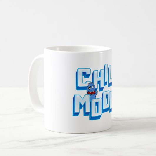 Chill-Mode Kaffeetasse (Vorderseite Links)