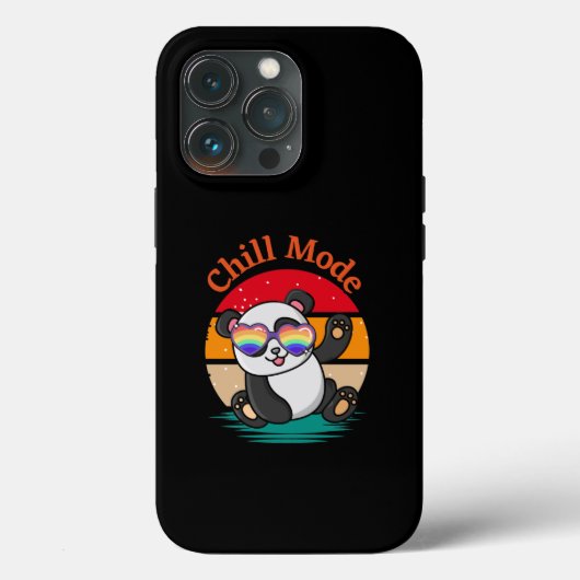 Chill Mode Panda Case-Mate iPhone Hülle (Rückseite)