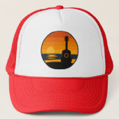 Chill-Mode Truckerkappe (Vorderseite)