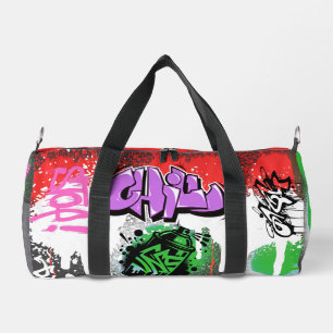 Chill Modern Graffiti Spray Malerei Streetart Duffle Bag