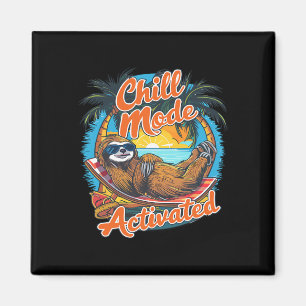 Chill-Modus Aktiviert Faultier-Hängematte Strand S Magnet