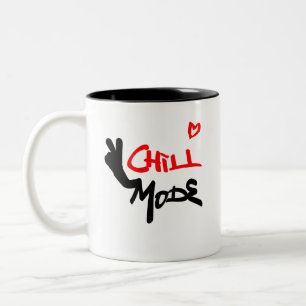 Chill-Modus aktiviert Zweifarbige Tasse