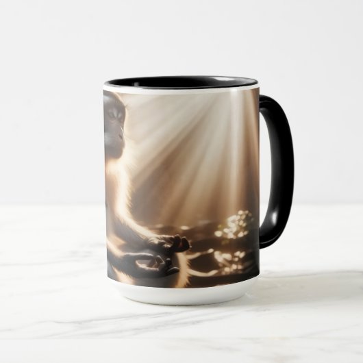 Chill Monkey Kaffeetasse (VorderseiteRechts)