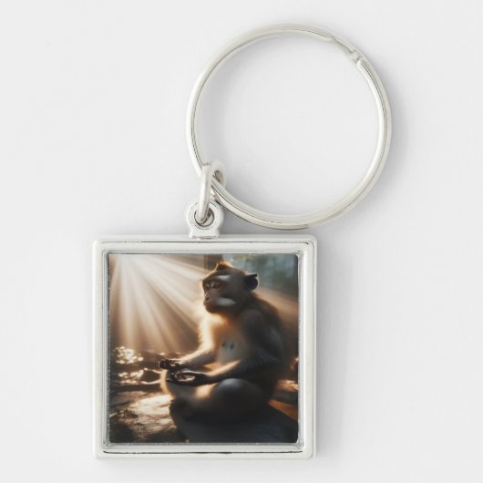 Chill Monkey Keychain Schlüsselanhänger (Vorne)