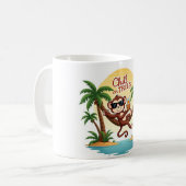 Chill Monkey Tropical Sunset Tasse (Vorderseite Links)