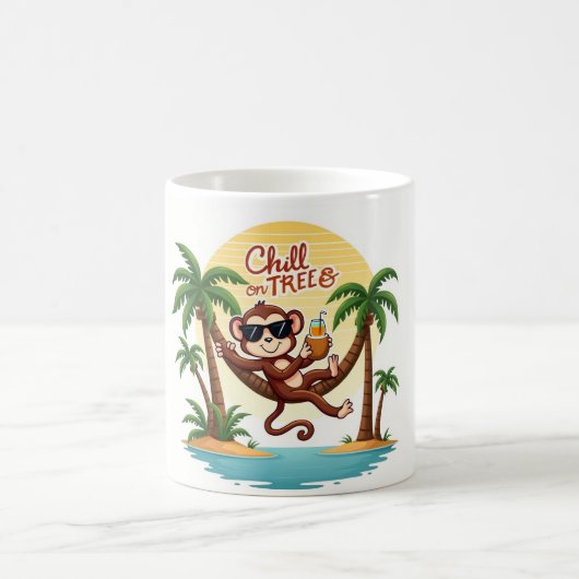 Chill Monkey Tropical Sunset Tasse (Mittel)