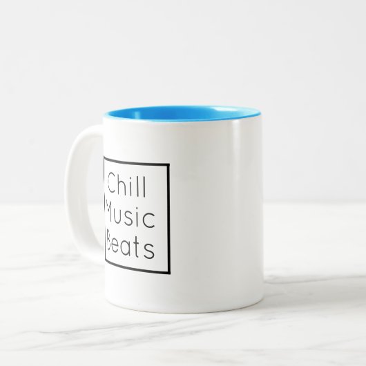 Chill Music Beats Tasse (Vorderseite Links)