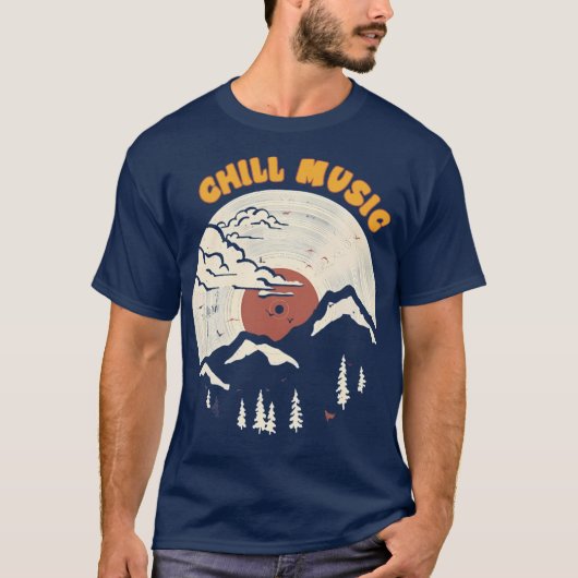 chill music cute record trendy T-Shirt (Vorderseite)