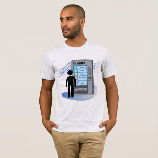 Chill Music Vibes T - Shirt (Vorne ganz)