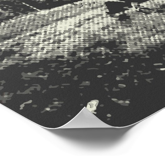 Chill now. Panic later. Anti Motivation Poster (Ecke)