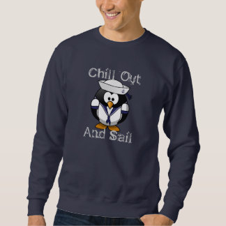 Chill out and Segelpinguin Winter Bird Animal Park Sweatshirt