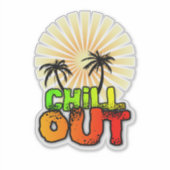Chill Out Discal Aufkleber (Vorderseite)