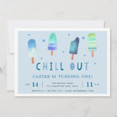 Chill Out | Einladung zur Geburtstagspartei (Vorderseite)