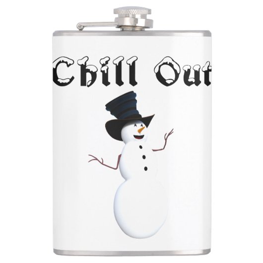 Chill Out Flask Flachmann (Vorderseite)