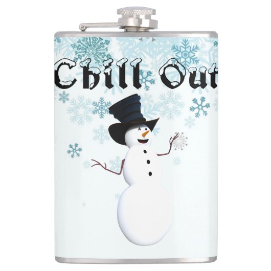 Chill Out Flask Flachmann (Vorderseite)