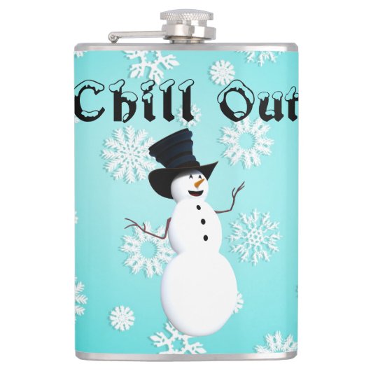 Chill Out Flask Flachmann (Vorderseite)