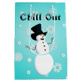 Chill Out Geschenktasche Mittlere Geschenktüte (Rückseite)