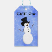 "Chill Out Gift"-Tag Geschenkanhänger (Vorderseite)